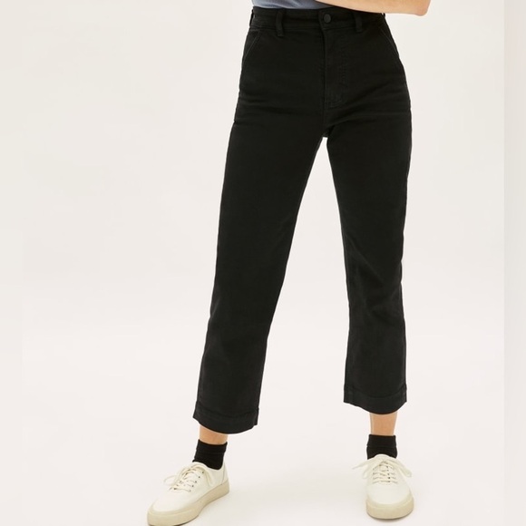 EVERLANE The Straight-Leg Crop, Sz0, NWOT - Picture 5 of 6